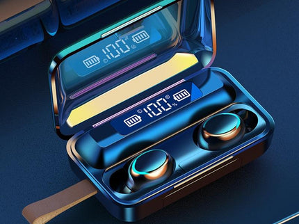 Jerry Solution Touch Bluetooth Earphones With Magnetic Charging Box - F9-5C-1915196701090648067