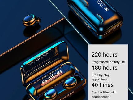 Jerry Solution Touch Bluetooth Earphones With Magnetic Charging Box - F9-5C-1915196701090648070