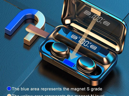 Jerry Solution Touch Bluetooth Earphones With Magnetic Charging Box - F9-5C-1915196701090648072