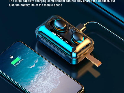 Jerry Solution Touch Bluetooth Earphones With Magnetic Charging Box - F9-5C-1915196701090648073