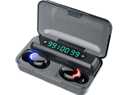 Wireless Noise-Cancelling Earbuds With Triple Display - Black-1915196733118353408