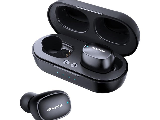 Wireless Sports Headset With Charging Case - T13 Tws Bluetooth V5.0 - Black-1915196720132788225