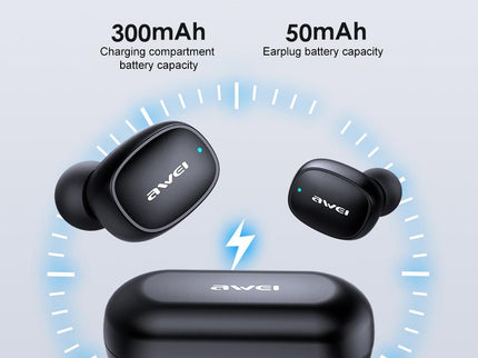 Wireless Sports Headset With Charging Case - T13 Tws Bluetooth V5.0 - Black-1915196720132788228