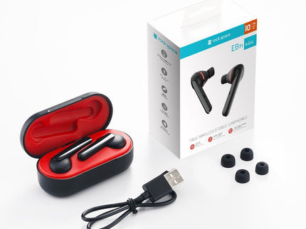 Waterproof Wireless Bluetooth Earphones - Stereo 5.0 - Black-1915196700071432200
