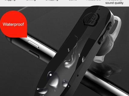 Mini Wireless Sport Bluetooth Headset - Universal Gold-1915196561739091975