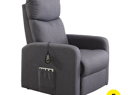Levede Electric Massage Chair Reclining Grey-1864184460719820800