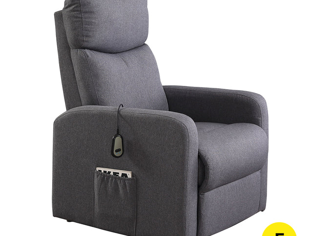 Levede Electric Massage Chair Reclining Grey-1864184460719820800