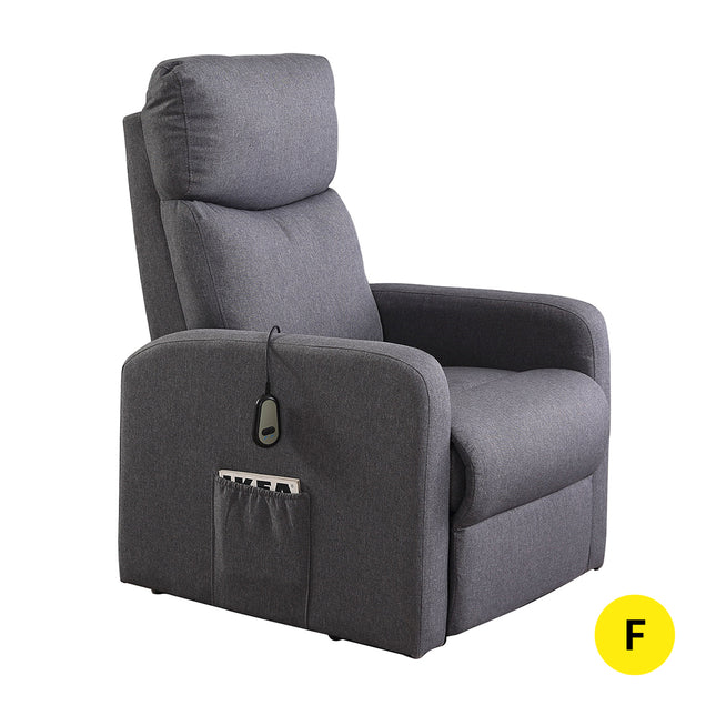 Levede Electric Massage Chair Reclining Grey-1864184460719820800