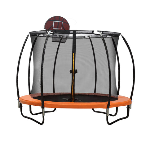 Centra 10FT Trampoline Round Trampolines 40 W-1864184467468455937