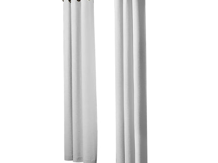 2x Blockout Curtains Panels 3 Layers Grey-1910113267234246657