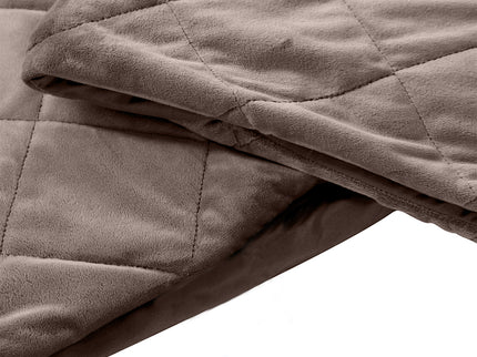 DreamZ Weighted Blanket Heavy Gravity Mink 9KGS-1910113220589391875