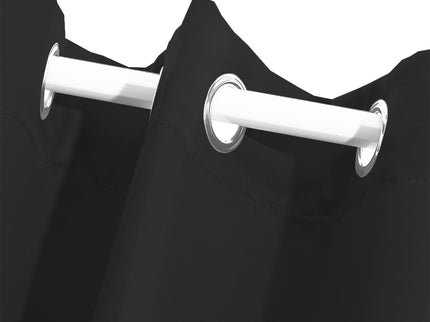 2x Blockout Curtains Panels 3 Layers Black-1910113270224785413
