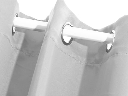 2x Blockout Curtains Panels 3 Layers Grey-1910113266407968773