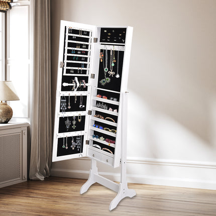 Levede Mirror Jewellery Cabinet Makeup-1973193900101341191