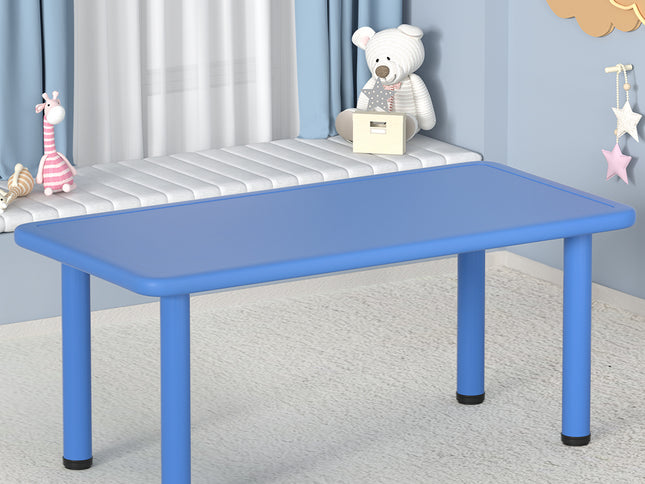 Keezi Kids Table Plastic Square Activity Study Desk 60X120CM