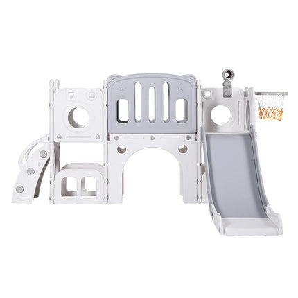 Keezi Kids Slide Swing Set Ball Hoop Rings Football Outdoor Toys