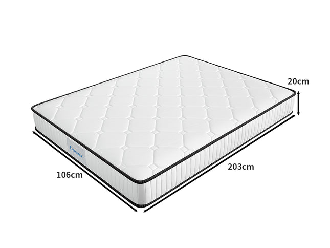 Dreamz Spring Mattress Bed Pocket Tight King Single-1864184412942503938