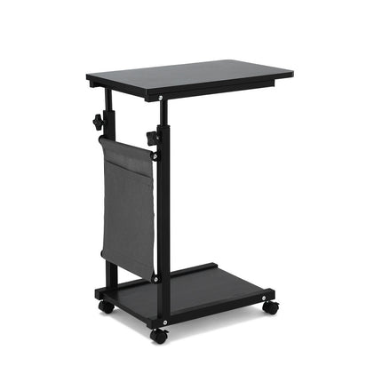 Artiss Laptop Desk Height Adjustable Mobile Workstation Computer Desks 48CM Black