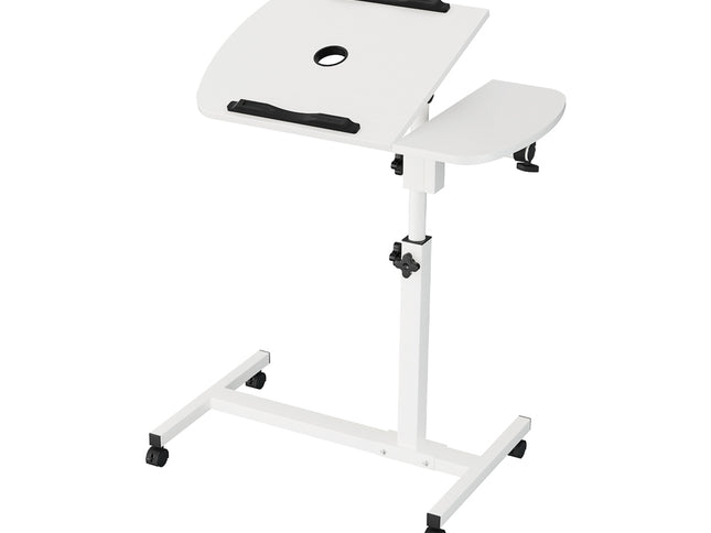 Artiss Laptop Desk Table Fan Cooling White 60CM