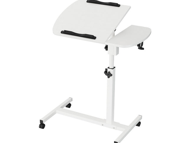Artiss Laptop Desk Table Fan Cooling White 60CM