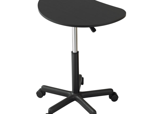 Artiss Laptop Desk Portable Height Adjustable Table Caster Wheels 60CM Black