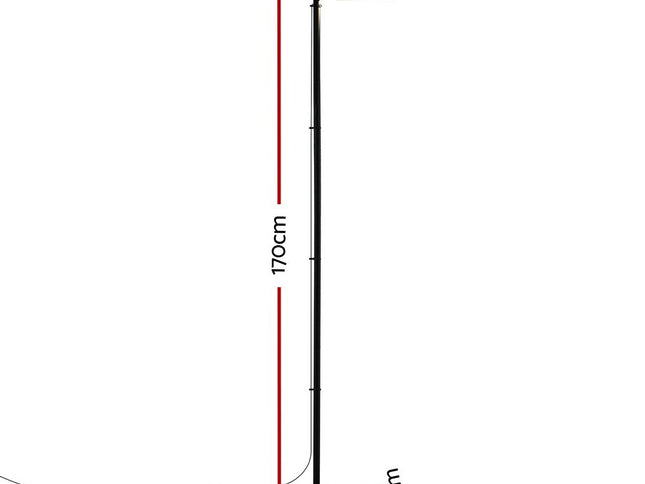 Artiss LED Floor Lamp, Modern Reading Lamp 360√îŒ©√ª Rotating Adjustable Light Head,12W Standing Lamp for Living Room, Bedroom Office