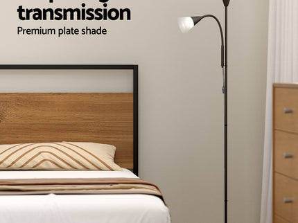Artiss Floor Lamp Mother and Child Modern Home Living Room Office Reading Black