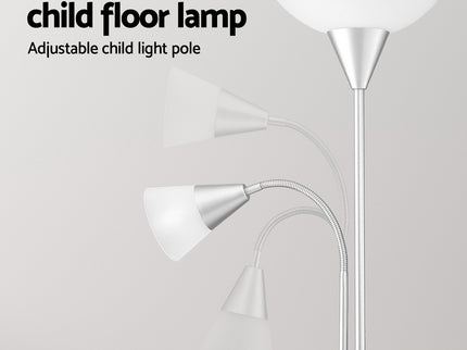 Artiss Floor Lamp Mother and Child Modern Home Living Room Office Reading Silver