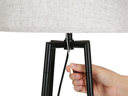 Artiss Floor Lamp 2 Tier Shelf Storage LED Light Stand Home Living Room Upright