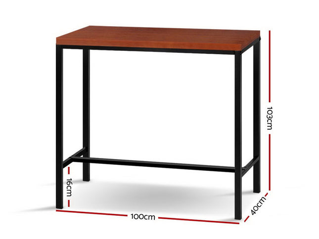 Artiss Alex Bar Table 100CM Rectangular