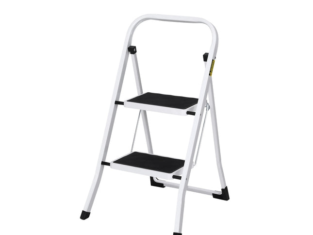 Giantz 2 Step Ladder Multi-Purpose Folding Steel Light Weight Platform
