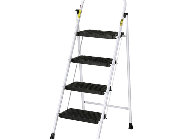 Giantz 4 Step Ladder Multi-Purpose Folding Steel Light Weight Platform