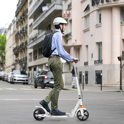 MONVELO Adult Commuter Foldable Scooter White-1954802392407085063
