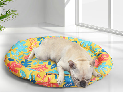 PaWz Pet Cool Gel Mat Cat Bed Dog Bolster L Large-1864184516600532998