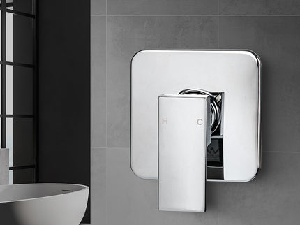Dutxa Brass Shower Mixer Tap Cold Hot Charcoal-1910113130575433734