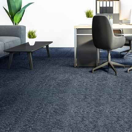 Marlow 20x Carpet Tiles 5m2 Box Heavy Blue-2006733158959157255