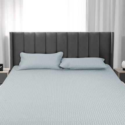 DreamZ Latex Cooling Bed Sheet Set Fitted 3PCS Queen-1973194024772833286