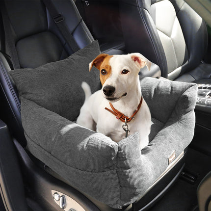 PaWz Pet Car Booster Seat Dog Protector M Grey Medium-1973193673831223303