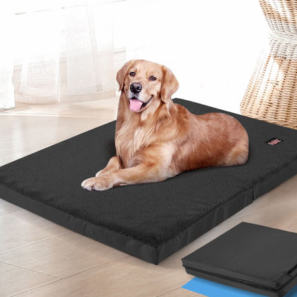 PaWz Pet Bed Foldable Dog Puppy Beds Black XX-Large-1954802759014420486