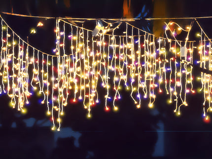 Curtain Fairy String Lights Wedding Multi Colour 500 LED-1910113305247223814