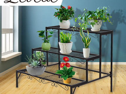 Levede Plant Stand 3 Tier Rectangle-1894516821856489478