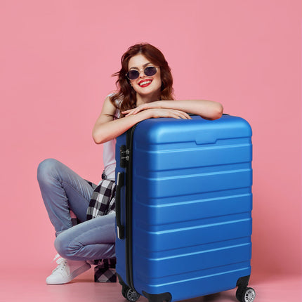Slimbridge 28"Luggage Case Suitcase Blue 28 inch-1975420480382963718