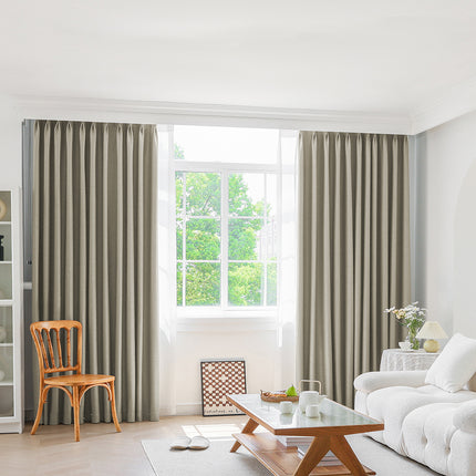 Marlow 2XBlockout Curtains Chenille 180x250 Coffee CD1016-180x250-DG-1973194067525373958