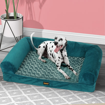 PaWz Pet Bed Sofa Dog Bedding Soft Warm L Blue Large-1973193625978408966