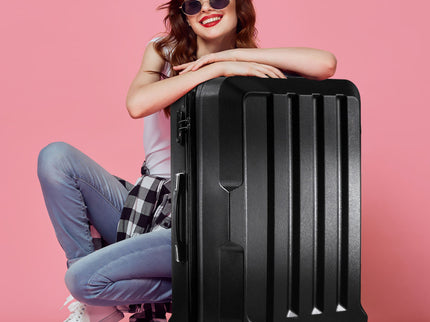Slimbridge 28" Luggage Suitcase Trolley Black 28 inch-1864184356982099974