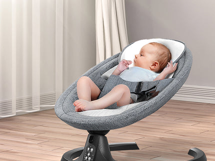 BoPeep Baby Swing Cradle Rocker Bed Grey-1831592584800243718