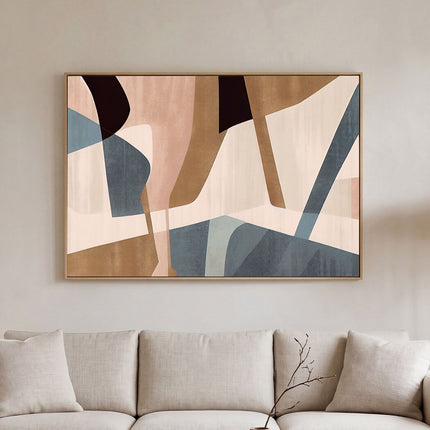 Yezi  Wall Art Canvas Modern Abstract 70×100cm Framed Artwork Home Office Decor-2050059006847881222