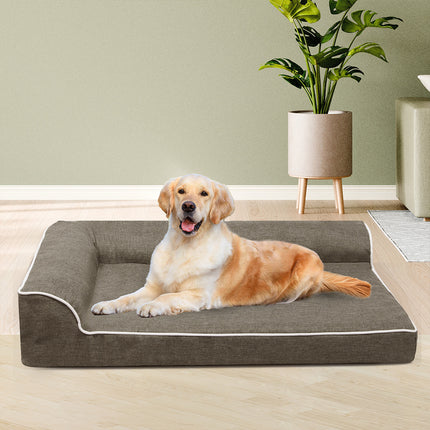 Pawz Orthopedic Dog Bed XXL Coffee-1973193488606564358