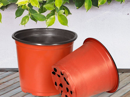 Lambu 100x Plastic Plant Pots Bulk Flowers X-Large-1864184728219947014