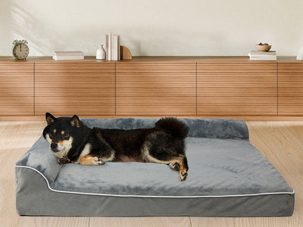 Pawz Orthopedic Dog Bed L Grey-1910112251923271686
